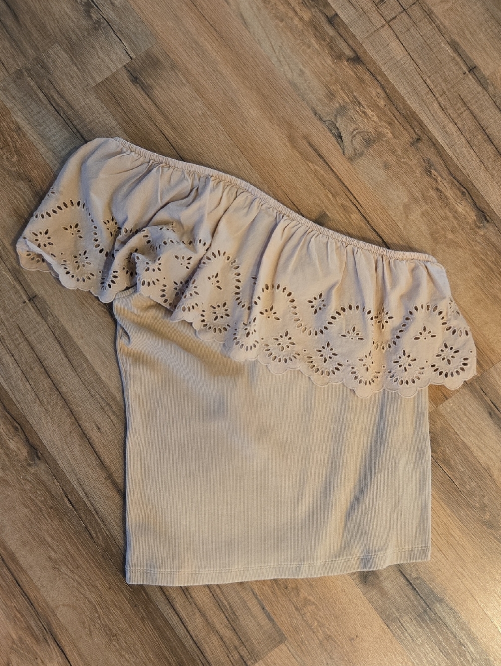 Old Navy Ribbed Tank Top in Light Tan